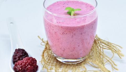 Humana Rezept Himbeer Milchshake