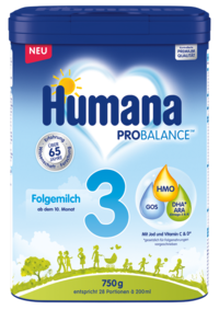 Humana Folgemilch 3 750 g