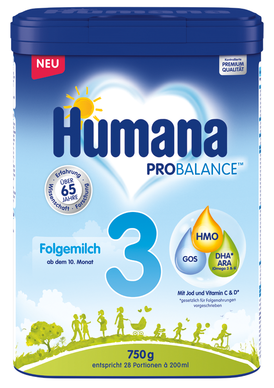 Humana Folgemilch 3 750 g