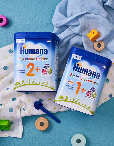Humana Kindergetränke 1+ und 2+