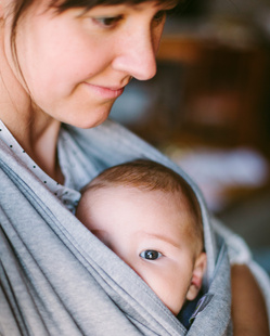 Humana liebe Mama und ihr süßes Baby