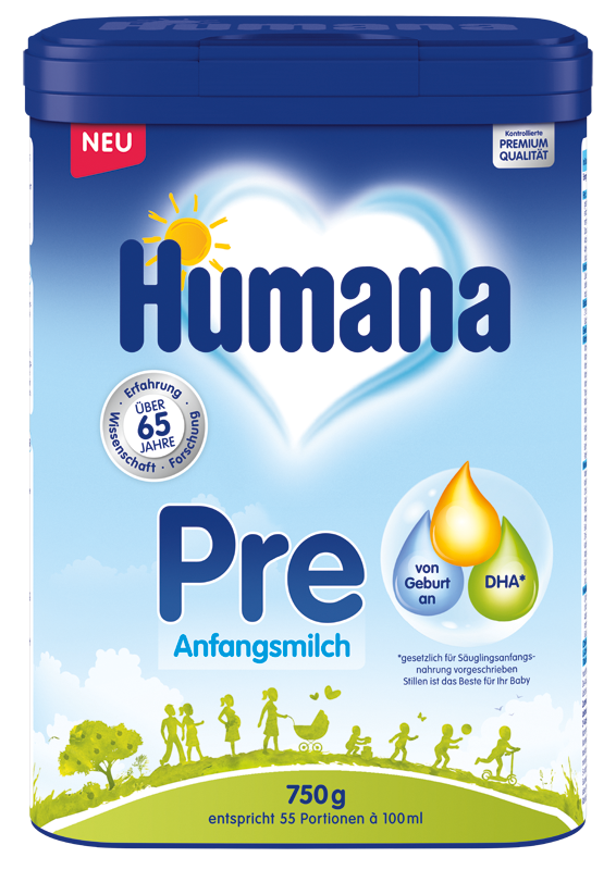 Humana Anfangsmilch Pre 750g